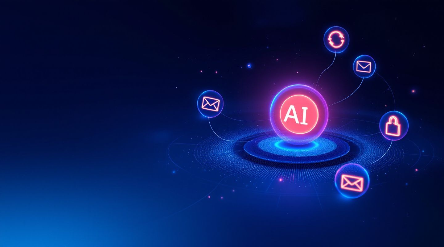 Central AI hub node connected to app integration icons representing Ana's integrations