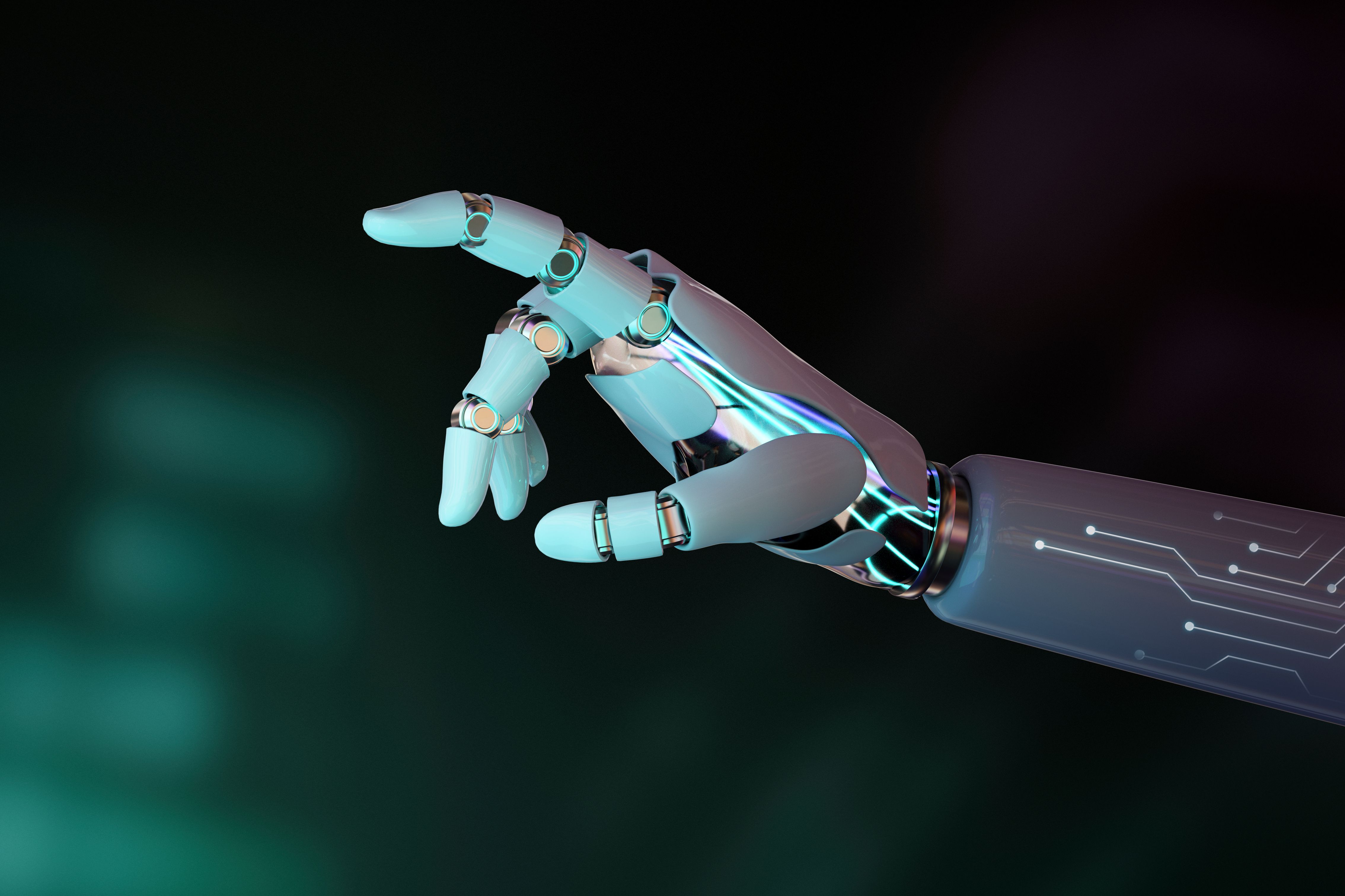 robot-hand-finger-pointing-ai-technology-background
