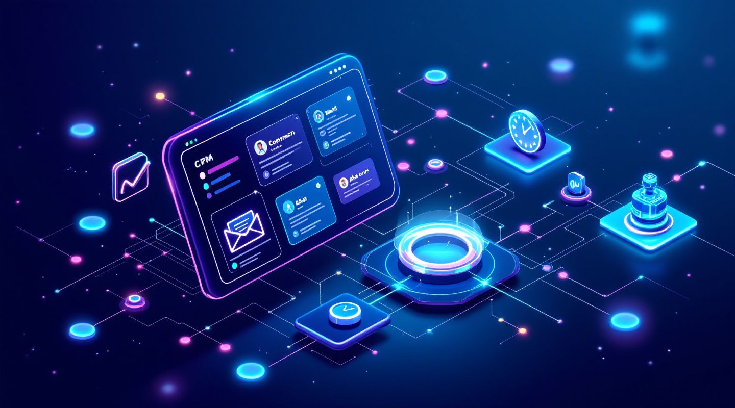 CRM follow-up automation dashboard visualization